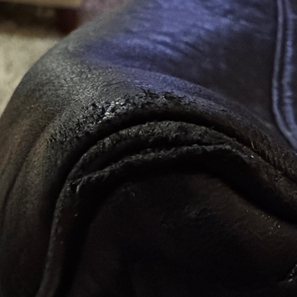 Cynthia Rowley Large Black Leather Slouchy Shoulder Bag with Quilted Zip Detail - Picture 14 of 14